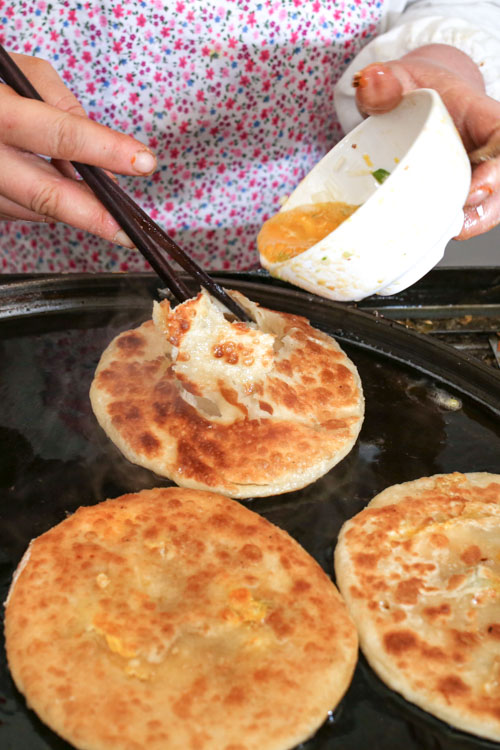 Beijing Egg Filled Pancake Recipe Egg Pour