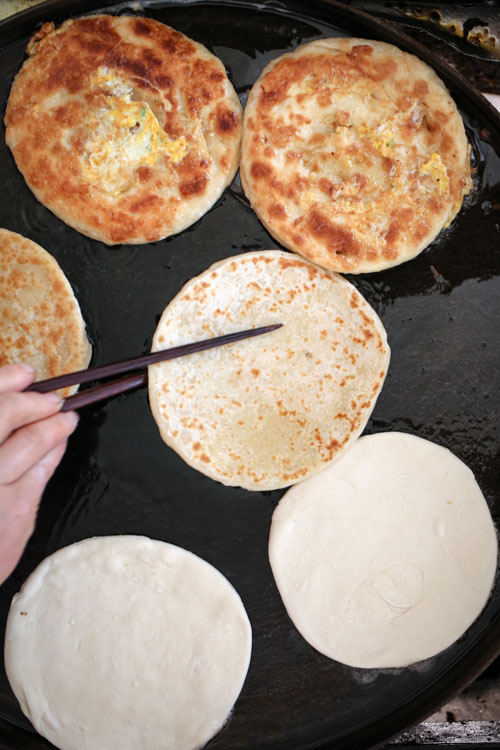 Beijing Egg Filled Pancake Recipe Frying