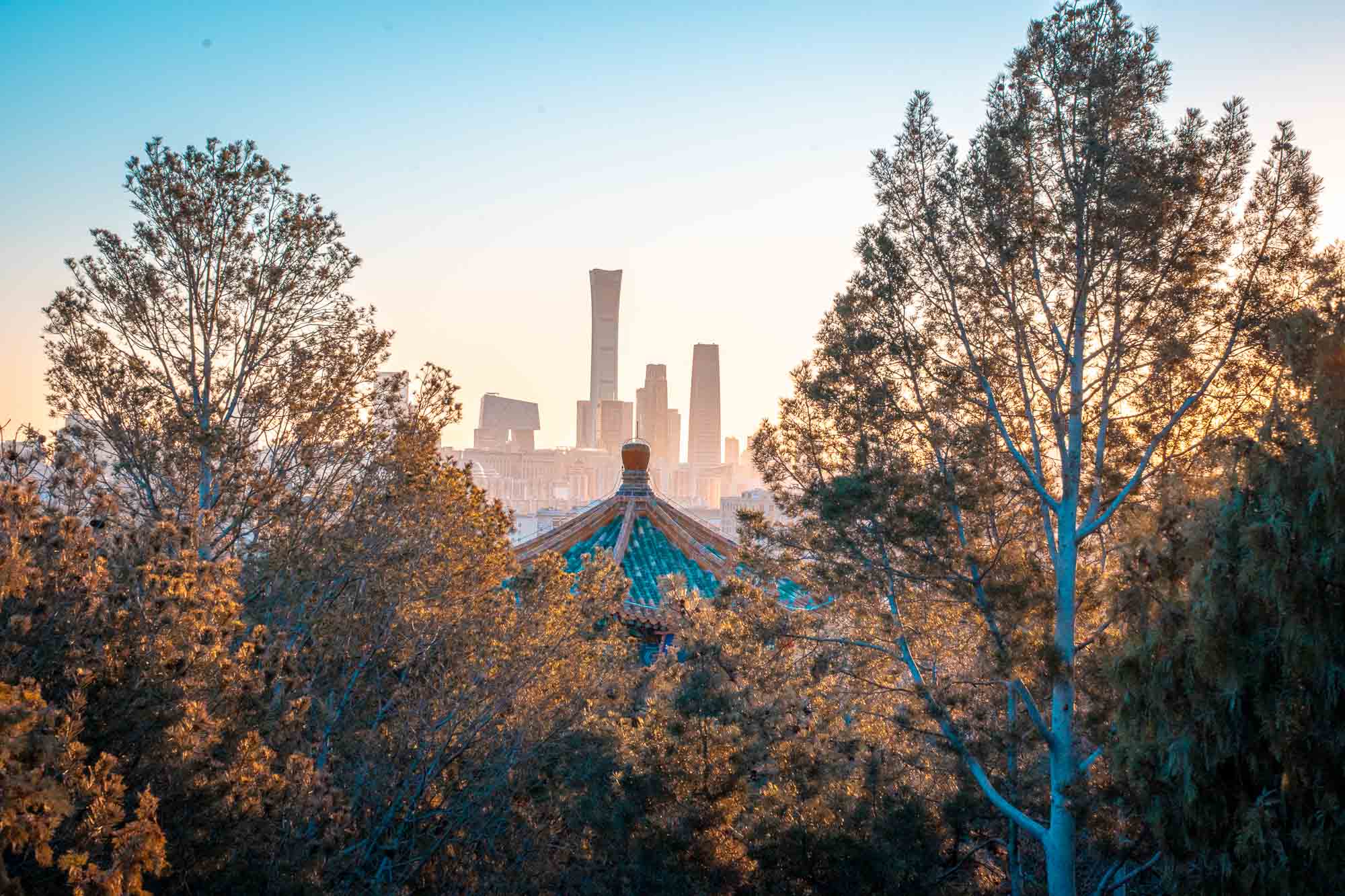 City view from Jingshan Park