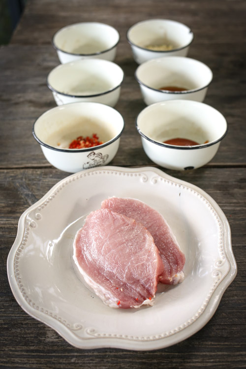 Cambodian Pork & Rice Recipe Ingredients