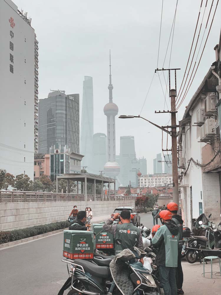 Old New Shanghai Photo Walk Old Skyline