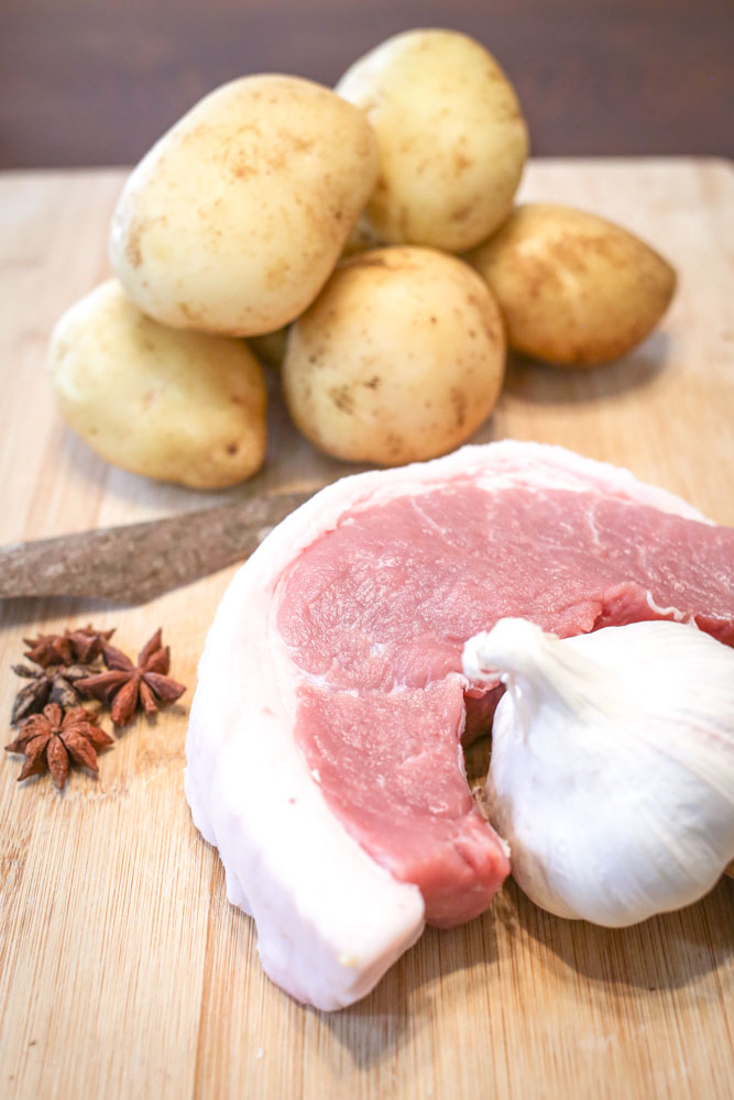 Sichuan Pork and Potato Stew Recipe Ingredients