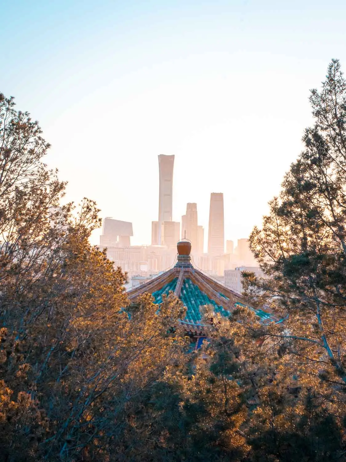 Beijing City View from Jingshan Park
